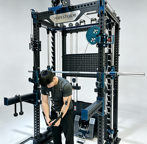 Máquina Smith Todo en Uno, Entrenador Funcional, Rack de Sentadillas, Power Rack con Cable Crossover, Multigimnasio para Gimnasio en <span class=keywords><strong>Casa</strong></span> - Product Image 4