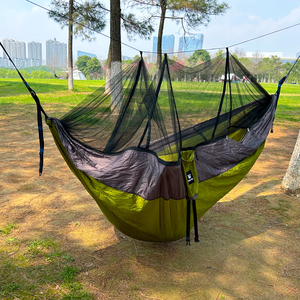 Hamac-tente Feistel Sturdy 210T en nylon pour 2 personnes, hamac de camping compact et <span class=keywords><strong>pliable</strong></span> avec <span class=keywords><strong>moustiquaire</strong></span> efficace - Product Image 4