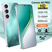 Smartphone C 40 Pro 5G neuf, version originale débloquée, avec caméra réseau, téléphone double SIM 4G/5G 6,8 pouces