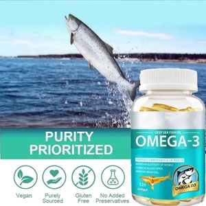 Gélules Molles de 500mg 1000mg d'Oméga-3 6 9 Végétaliens à Base d'Huile de Poisson, Compléments Biologiques Halal OEM pour Adultes - Product Image 2