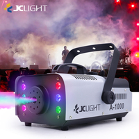 Machine à brouillard de fumée 1000W avec 6 pièces Rgb 3 en 1 Led Stage Effect Light Party Smoke Fog Machine pour mariage