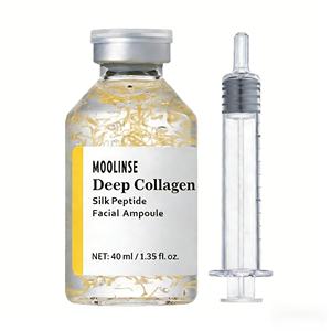 Ampoule de collagène en peptides MOOLINSE, tube à aiguille pour hydratant <span class=keywords><strong>liquide</strong></span> pour le visage, 40 ml, ampoule de soie, utilisation à domicile, anti-rides, resserrement des pores - Product Image 3
