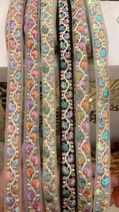 2025 nouveau Design à la mode Gota dentelle tissu luxe robe perlée dentelle tissu femmes soudanaises Toub gros Durable en utilisant des prix bas - Product Image 2