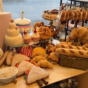 Serie <span class=keywords><strong>J</strong></span> C di Peluche e Decorazioni da Appendere, Simpatici Portachiavi Serie Dessert da Forno, Bambole Appese Multi-Serie - Product Image 2