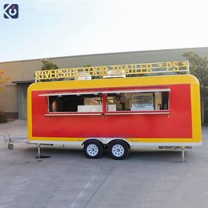 Mobile Food Trailer Burger Coffee Bar Catering Food Truck With Full Kitchen Fast Food Car for Restaurant - Product Image 2
