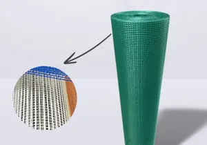 Preferencia de marca roja universalmente aclamada precio bajo ventas al por mayor paneles de yeso refuerzo verde 5*5 rollos de tela de malla de fibra de vidrio