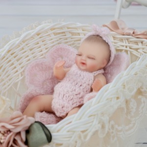 Poupées Bébé Reborn en Silicone Solide 100% Corps Entier, 12 cm (5 pouces), Filles et Garçons, Toucher Doux, pour Filles - Product Image 2