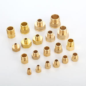 Adaptateur/Embout en laiton <span class=keywords><strong>1</strong></span>/<span class=keywords><strong>8</strong></span>" <span class=keywords><strong>1</strong></span>/4" <span class=keywords><strong>3</strong></span>/<span class=keywords><strong>8</strong></span>" <span class=keywords><strong>1</strong></span>/<span class=keywords><strong>2</strong></span>" <span class=keywords><strong>3</strong></span>/4" <span class=keywords><strong>1</strong></span>" – Raccord fileté double femelle/mâle en cuivre, réducteur/égal - Product Image 2
