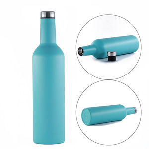 Business Gift Popular Wholesale Stainless Steel Vacuum Insulated 750ml Wine Bottles Lid Camping <b>Large</b> Capacity Portable - Product Image 6