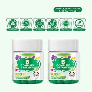 Complesso HDK <span class=keywords><strong>B</strong></span> + Vitamina C Gommose per Bambini OEM ODM Gommose Multivitaminiche Personalizzate per Supporto Immunitario ed Energetico nei Bambini - Product Image 5