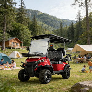 Nouvelle Voiturette de Golf Électrique d'Exportation pour Terrains de Golf, 4 Places, Tout-Terrain, pour Visites Panoramiques - Product Image 1