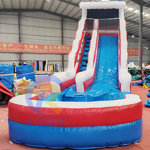 สไลเดอร์สระว่ายน้ำสำหรับผู้ใหญ่20FT ดาวสไลเดอร์สระว่ายน้ำสีฟ้า - Product Image 1