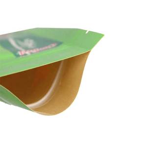 Kantong kemasan bumbu jendela bening kantong berdiri kertas cetak kustom kantong kemasan gula makanan kantong kertas untuk bumbu - Product Image 2