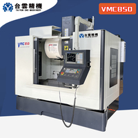 Centro de Fresado CNC VMC850 de 3 Ejes con Guía Lineal, Alta Rigidez, Avance Rápido, Precisión Estable, Máquina de Procesamiento de Piezas de Hardware