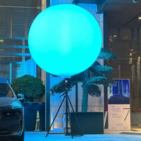 Le LOGO blanc Offre Spéciale a imprimé le support gonflable de tour de lumière de ballon de 1.5m et de 2m LED IP54 a évalué la garantie de 5 ans pour la publicité