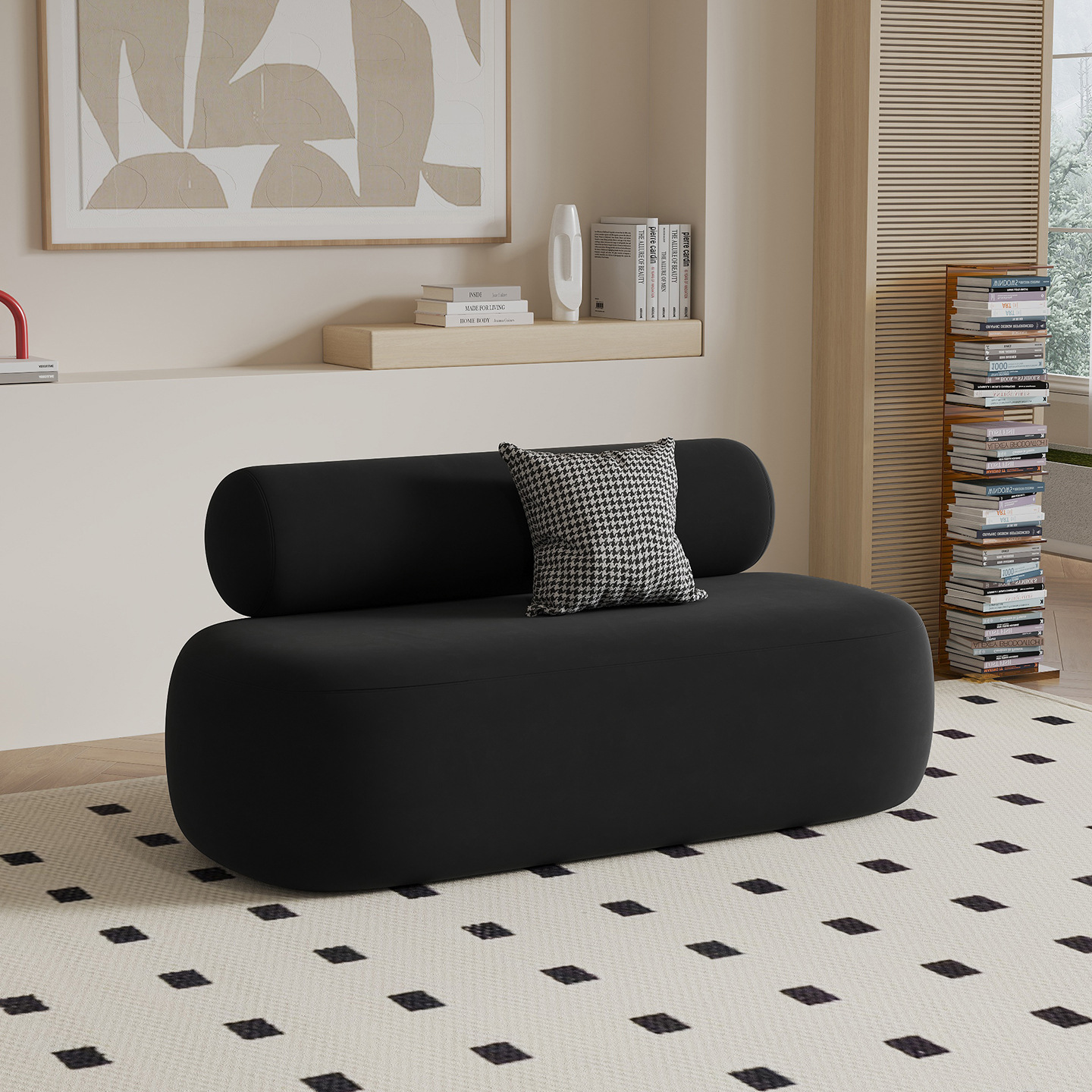 versión primavera/más suave doble-15m-franela-negro