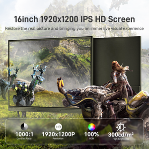 Thương Hiệu Mới 16Inch Máy Tính Xách Tay Máy Tính Xách Tay Màn Hình Với Đứng Da Trường Hợp 144Hz Hỗ Trợ Cầm Tay Trò Chơi Người Chơi - Product Image 5