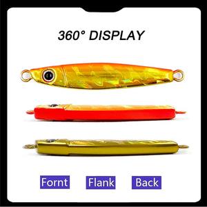 เหยื่อจิ๊กโลหะ Alpha 3D Eye สีสันสดใส สำหรับตก<span class=keywords><strong>ปลา</strong></span>ทะเลน้ำลึก แบบสโลว์พิทช์ สะท้อนแสง - Product Image 4