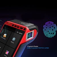 NFC Billing POS Terminal Layar Sentuh Genggam Android POS Mesin dengan Printer Pembaca Sidik Jari HCC-Z100