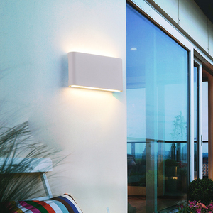 铝制户外发光二极管壁灯IP65防水12w功率3000K CCT色温花园走廊过道长廊庭院 - Product Image 6