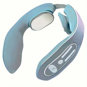 Masajeador de Cuello Portátil con Alimentación USB, con Calor por Pulsos EMS, para el Hogar o la Oficina, Alivio Muscular Relajante - Product Image 1