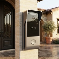 Kit Complet d'Interphone Vidéo IP pour Villa, Interphone Vidéo Intelligent pour Appartement Multi-Unités