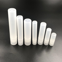 Flacons roll-on transparents ambrés de 10 ml (1/3 oz) pour crème contour des yeux et parfum, avec bille roulante