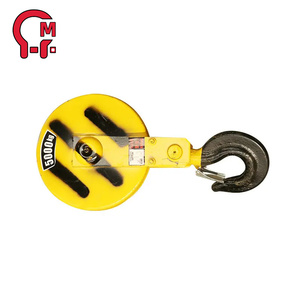 HLM échantillon gratuit <span class=keywords><strong>crochet</strong></span> de câble métallique de palan <span class=keywords><strong>électrique</strong></span> poulie de portique de grue à simple et double faisceau avec condition - Product Image 4