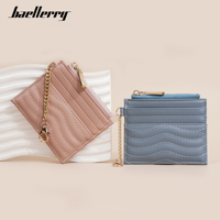 Dompet Pendek Wanita Baru dari PU dengan Desain Quilted, Multi-Kartu, Tempat Koin, dan Penjepit Uang Mini dengan Lapisan Poliester Tahan Air.