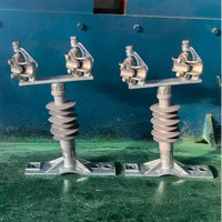 Isolateur de ligne horizontal en caoutchouc silicone polymère à montage direct sur tour pour lignes aériennes haute tension 11kV 33kV 66kV 110kV - Vente chaude