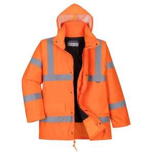เสื้อแจ็กเก็ตที่สามารถระบายอากาศได้ดีสี5036108129744 RT34ORRXXL HI-VIS ชุดทำงานสีส้มมองเห็นได้ชัดเจน - Product Image 1