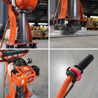 Niveleuse à béton thermique ZUJI VS35 à moteur, lame en aluminium, 220V/380V, haute efficacité, conception portable