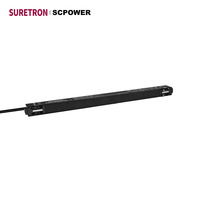 Transformateur de tension constante 24V 48V IP40 pour systèmes de rail, pour éclairage sur rail magnétique intérieur, 100-200 Watts, mince, non-dimmable