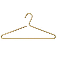 Cintre en métal doré mat robuste de haute qualité cintres de costume en alliage d'aluminium multifonctions pour vêtements