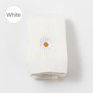 Pantalones Cortos de Bebé con Doble Costura y Cintura Elástica, <span class=keywords><strong>Calcetines</strong></span> con Bordado de Margaritas Pequeñas, Transpirables, para Otoño - Product Image 6