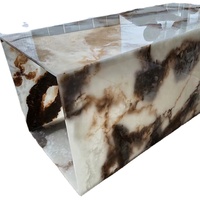 Panneau mural lumineux en albâtre Transtones TA-109, pierre artificielle en résine solide, moderne, ignifuge, imperméable, 6 mm-50 mm, sans joint