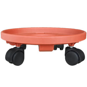 Base Redonda Universal con Ruedas para Macetas, <span class=keywords><strong>de</strong></span> Plástico Removible y Reforzada, con Ruedas en <span class=keywords><strong>la</strong></span> Parte Inferior - Product Image 2