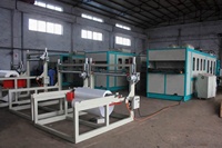 Machine de fabrication de boîtes de formage sous vide de plaques alimentaires en plastique automatique pour plateau en polystyrène