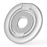 Support magnétique double face en aluminium de haute qualité pour téléphone, idéal pour lit et bureau, compatible avec divers appareils