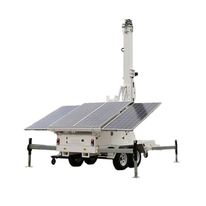 Trailer năng lượng mặt trời phù hợp với ngành công nghiệp Tuổi thọ pin dài di động năng lượng mặt trời Trailer - Product Image 4