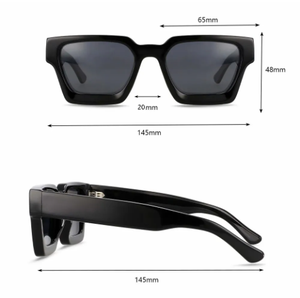 2024 mới sang trọng chất lượng cao đàn ông phụ nữ Shades UV400 dày mở rộng đền Acetate phân cực Kính mát - Product Image 3