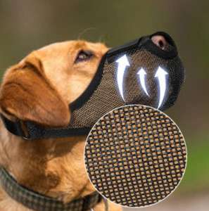 Evcil hayvanlar için ısırma yeme ve havlayan stoper malzemeleri önlemek için taşınabilir köpek namlu küçük ve büyük Pet kapak - Product Image 6