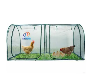 Outdoor Chicken Coop House Metal Mesh Dog Rabbit Hen Poultry Coop For Sale