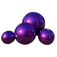 Boule miroir gonflable légère à double couche TianYi Tech en PVC, imperméable et durable, 8-10 pieds, ballon réfléchissant pour décoration d'événements et de mariages