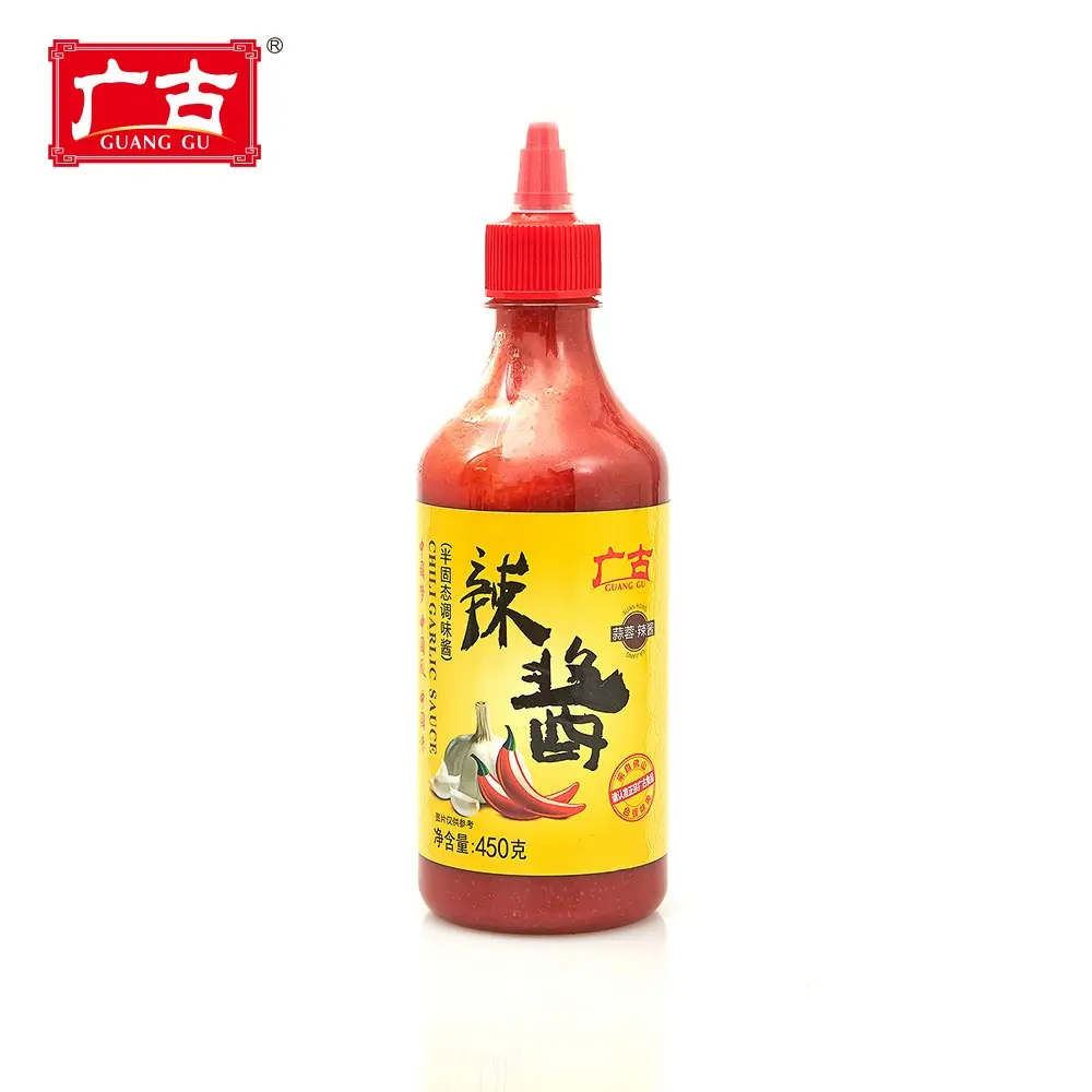 450g Hot Sale Spicy Chili Sauce Squeeze Bottle Packing Chilli Paste