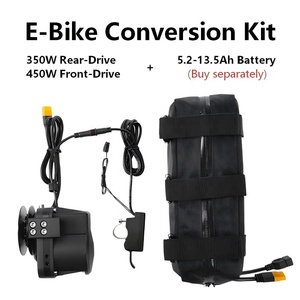 <span class=keywords><strong>Kit</strong></span> de Conversión de <span class=keywords><strong>Bicicleta</strong></span> Eléctrica con Motor de Tracción Delantera de 450W 48V, Velocidad de 30-45 km/h, Distancia de 20-70 km, Batería de 5.2-13.5Ah para <span class=keywords><strong>Bicicleta</strong></span> Eléctrica - Product Image 3