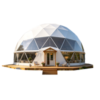 Tente dôme imperméable, maison igloo, structure de glamping géodésique pour l'extérieur