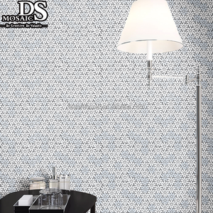 Azulejo de mármol blanco de Thassos moderno <span class=keywords><strong>mosaico</strong></span> de piedra Natural Margarita flor acento pared para baño Hotel cocina Backsplash piso - Product Image 2