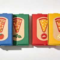 Boîte à pizza carrée personnalisée en carton ondulé E Flute, épaissie, résistante à l'huile, conçue pour la livraison
