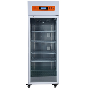 Réfrigérateurs de laboratoire verticaux à porte vitrée simple 830L, dégivrage automatique manuel, déshumidification, congélateurs pour chromatographie, purification des protéines - Product Image 1